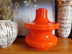 Mid century üveg lámpabura - 60-as évek