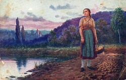 Képeslap: Nők.