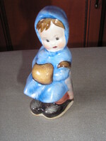 BODROGKERESZTÚRI PORCELÁN  FIGURA   13cm