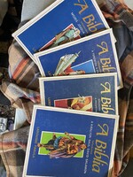 4 darab biblia képregény egyben kb 1990 es évek Retro