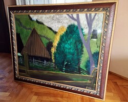 Nagyméretű képcsarnoki festmény 108 x 88