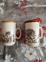 Angol porcelán teás bögrék