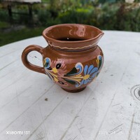 Retro kerámia mázas, festett kancsó eladó!
