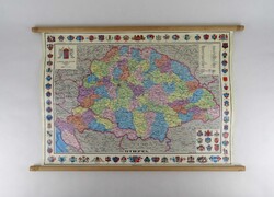 1V259 A Magyar Szent Korona országai térkép 62 x 47 cm