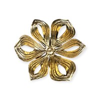 GILDE Handwerk vintage réz asztalközép – Mid-Century Modern stílus, 1960-as évek
