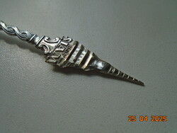 SIAM ezüstözött vintage souvenir kiskanál
