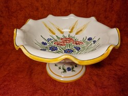 1 Ft-ról! Gyönyörűséges, Olasz, nagyméretű (30 cm x 17 cm) porcelán kínálótál