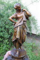 Antik bronzírozott szobor 995