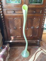 Fújt, csavart, óriás zöld váza - 102 cm