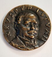 1957. "Krusper István - Méréstechnikai és Automatizálási Tudományos Egyesület" Br emlékérem (61m)