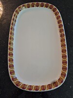 Retro Alföldi porcelán saturnus ovális pecsenyés tál kínáló 38.5x23.5 cm