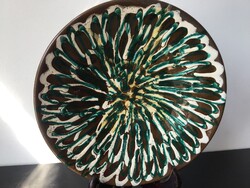 Retro kerámia falitányér 28cm.