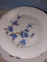 Kahla kék barack virágos porcelán tányérok