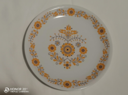 Alföldi falitányér _Sárga színű dekorral