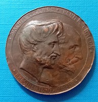 Ferdinánd Dubois:  Bronz érem a Brüsszeli numizmatikai egyesület , Lelewel és Chaon