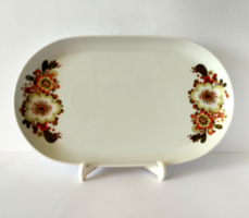 RETRO ALFÖLDI "ICU" MINTÁS PORCELÁN NAGY SÜLTES,SÜTIS TÁL,KÍNÁLÓ