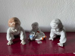 3 db Zsolnay figura egyben!