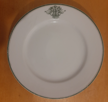 Hüttl Tivadar porcelán E monogramos tányér 20 cm