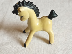 Gumi játék kicsi lovacska csikó ló Biserka Zágreb retro 5x7,5x4cm