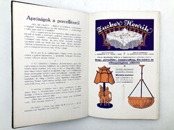 Jegyesek könyve, 1927 - gazdagon illusztrált antik reklámfüzet art deco és szecessziós hirdetésekkel