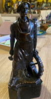 Julius Paul Schmidt-Felling (1835-1920) kovács bronz szobor eladó