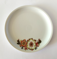 RETRO ALFÖLDI "ICU" MINTÁS PORCELÁN NAGY KEREK TORTÁS TÁL,KÍNÁLÓ