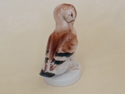 Porcelán figura kacsa Royal Dux 8,5x7,5x12,5cm