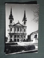 Képeslap,Szombathely,Püspöki székesegyház,templom látkép,részlet, 1962-