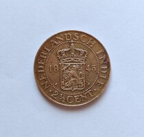 Holland - Kelet India 2 1/2 Cent 1945.