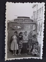Régi fotó IKARUS - 1.sz. ÉPFU Sportkör felirattal 1960-as években