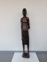 Afrikai szobor férfi antik Maszáj népcsoport Kenya Tanzánia 529 1912