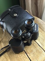 Régi REVUE 8x30 távcső bőr tokkal