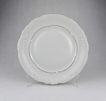 1V293 Régi lengyel, aranyozott szélű Wawel porcelán tortatál kínáló 32 cm