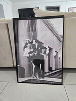 Helmut Newton Woman into Man litográfia , kép , fénykép