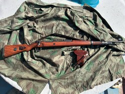 Mauser K98 II. világháborús német puska REPLIKA felhúzható elcsettinthető
