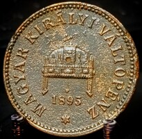 Magyarország 2 fillér, 1895 B11D2