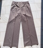 Elegáns, bő szárú, selymes fényű nadrág, új