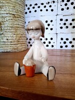 Hollóházi porcelán homokozó
