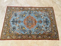 Iran GHOM (qum) madaras perzsaszőnyeg 215x140cm