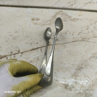 Antik  Wellner alpakka kockacukor csipesz  eladó!