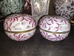 Herendi Zova mintás bonbonier, párban