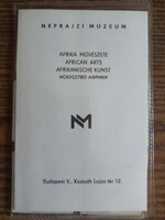 Afrika Művészete Néprajzi Múzeum kiállítása diafilm csomagban