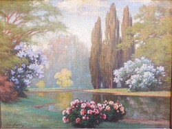 Tordai Székely Mihály (1890-1940) Vízparti Táj