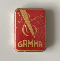 Régi gamma gramofon tű doboz tűkkel