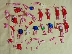 Kinder figura 001 - Rózsaszín párduc alkatrészek Pink Panther kinderfigura alkatrésznek
