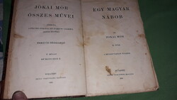 1894.Jókai Mór - Egy magyar nábob II kötet regény könyv a képek szerint RÉVAI