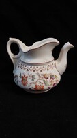Biedermeier vastagfalu porcelán kiöntő