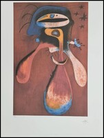 Joan Miró- lithograph - The Lovers 1938- 57x78 cm