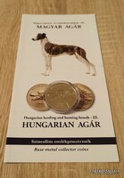2021. évi Magyar agár színesfém emlékérme Proof like. 2000ft névértékü, UNC minőségben