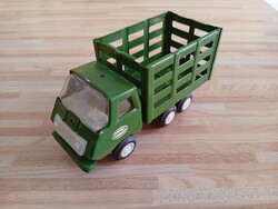 Régi zöld fém teherautó MIR lemezautó játékautó